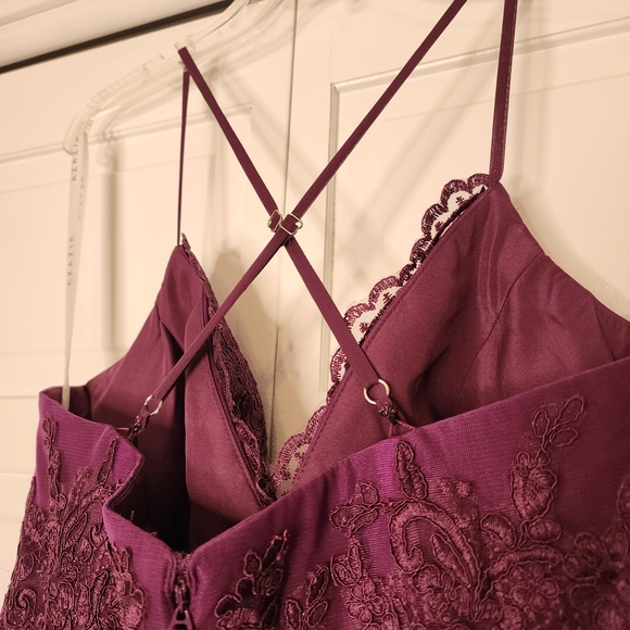 NWT AZAZIE Sonya Bridesmaid Dress in Grape - Size A12 - Picture 5 of 10